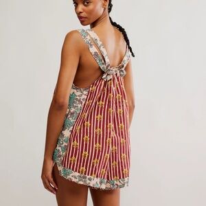 Free People Floral Print Romper